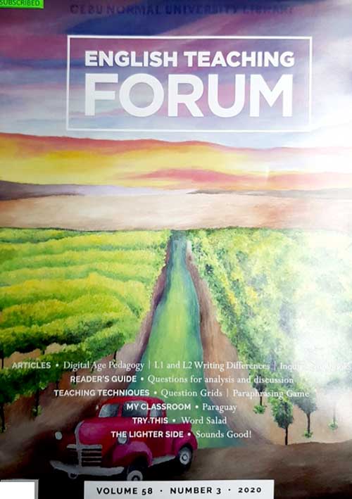 English Teaching Forum, vol. 58,_ no.3, 2020